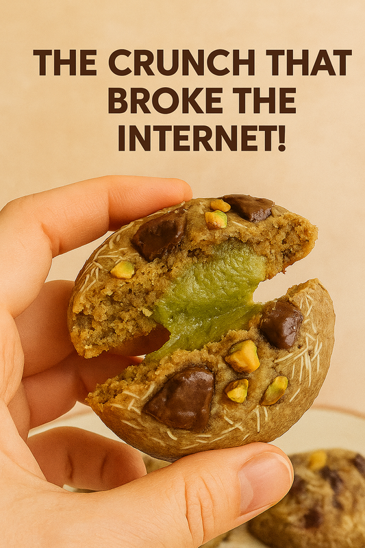 Viral Pistachio Kunafa Cookies