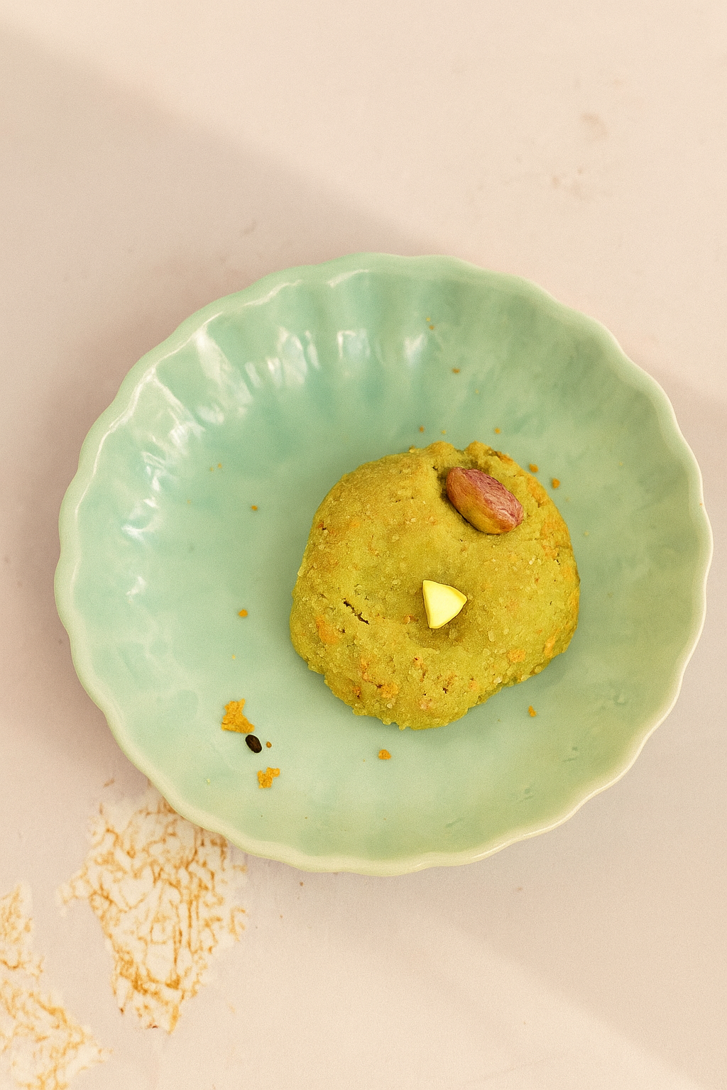 White Chocolate Pistachio Cookies