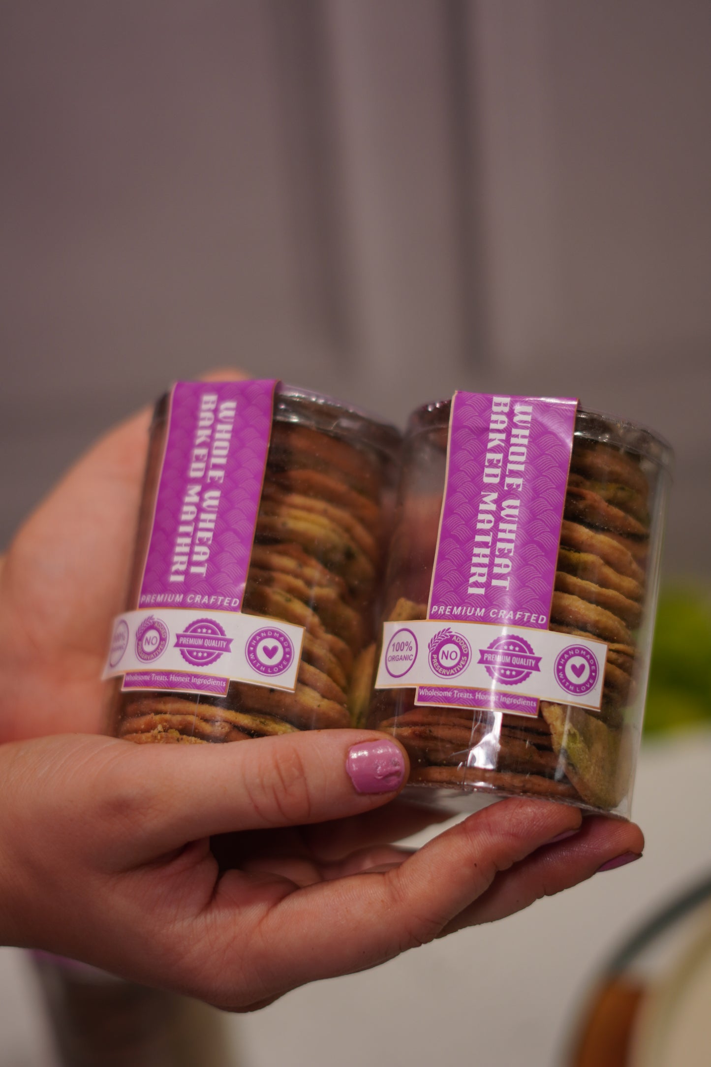 Whole wheat Baked Mathri