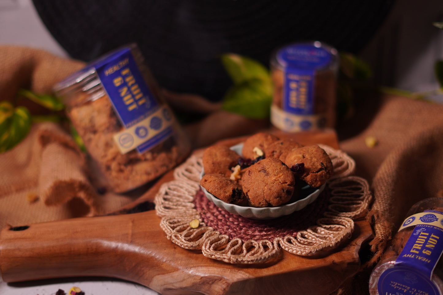 Healthy Fruit and Nut Load Biscuits