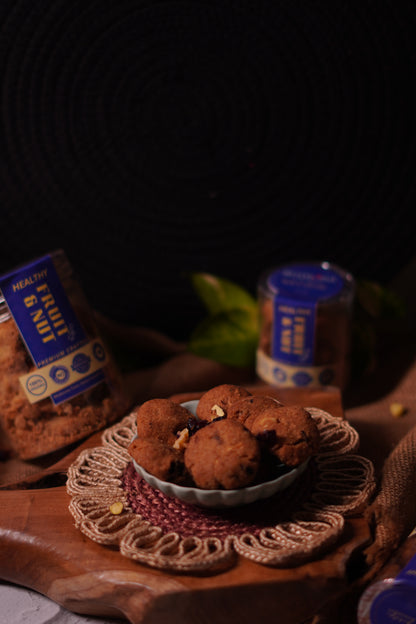 Healthy Fruit and Nut Load Biscuits